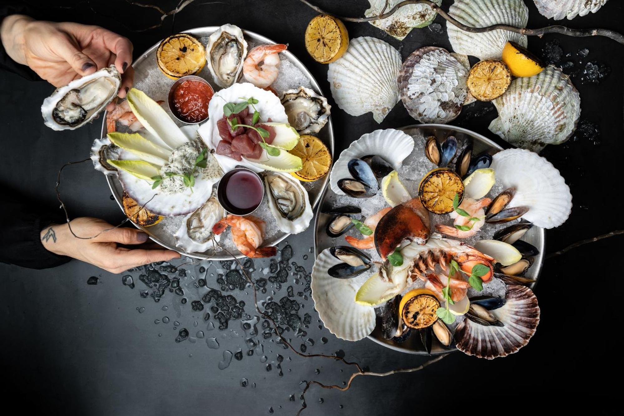 Fairmont Vancouver Airport In-Terminal Hotel Ρίτσμοντ Εξωτερικό φωτογραφία Seafood platter