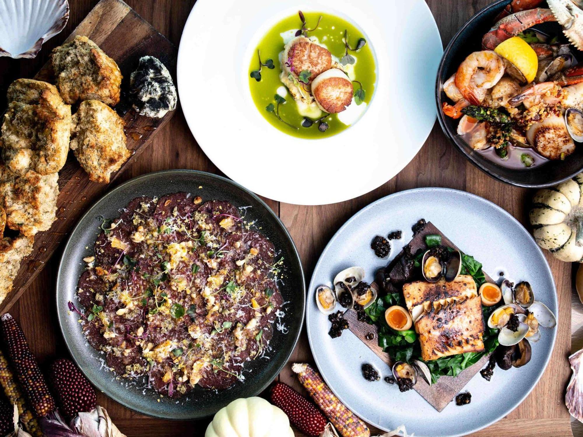Fairmont Vancouver Airport In-Terminal Hotel Ρίτσμοντ Εξωτερικό φωτογραφία A selection of dishes from the restaurant
